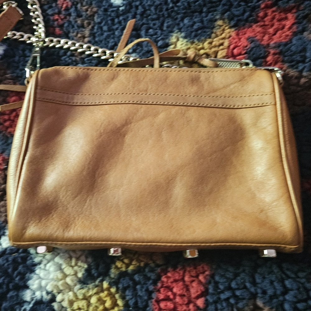 REBECCA MINKOFF Mini MAC Crossbody Bag in Camel - Picture 5 of 7